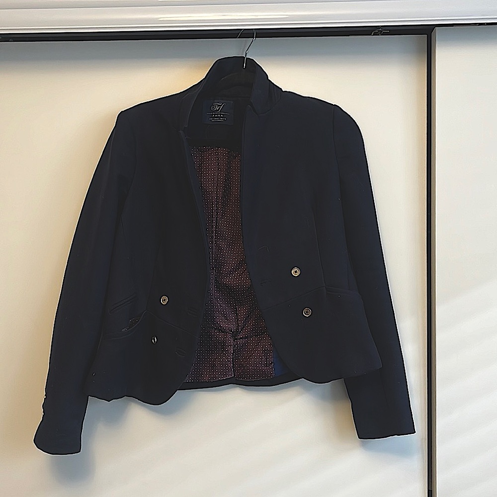 ZARA button detail blazer